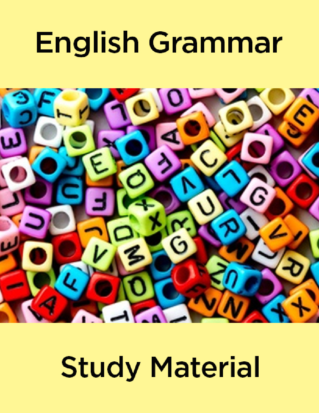 English Grammar Study Material - Page 1
