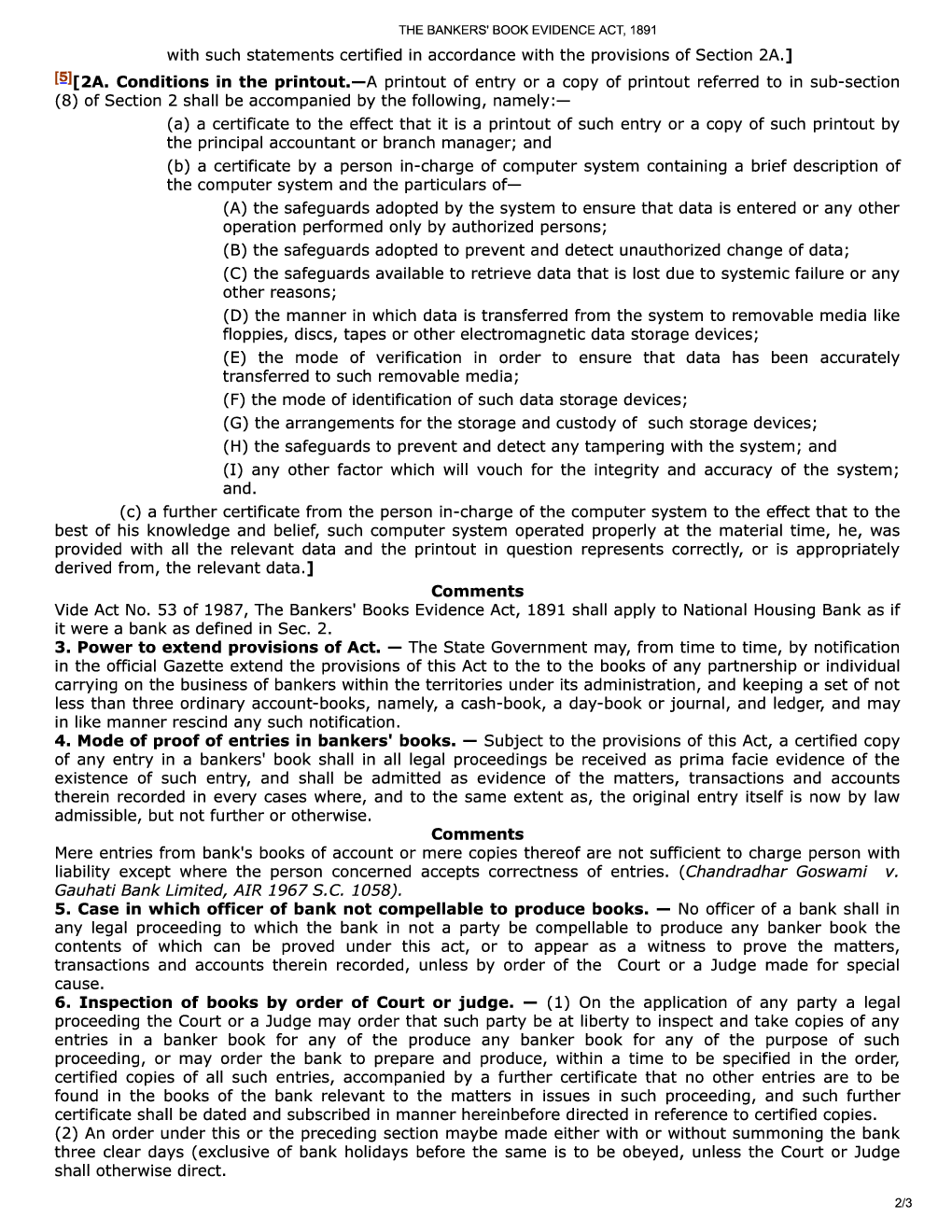 The Bankers Books Evidence Act, 1891 - Page 3