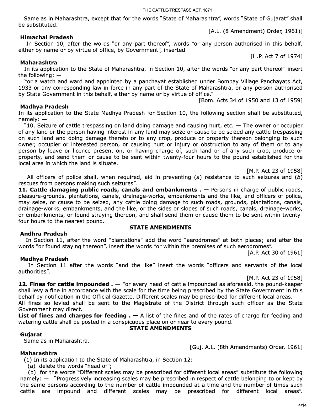 The Cattle-Trespass Act, 1871 - Page 5