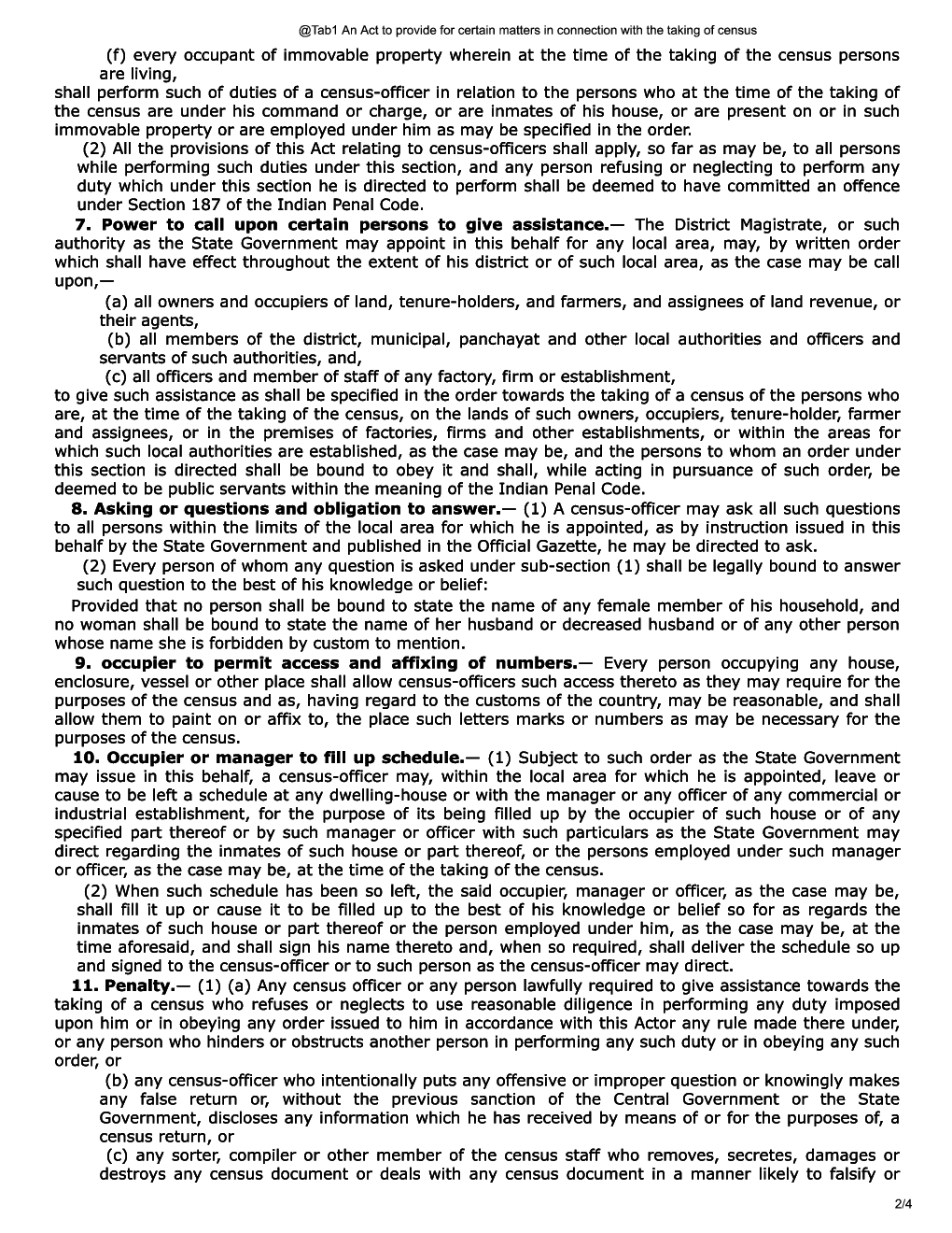 The Census Act, 1948 - Page 3