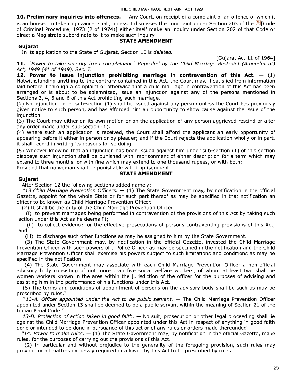 The Child Marriage Restraint Act, 1929 - Page 3