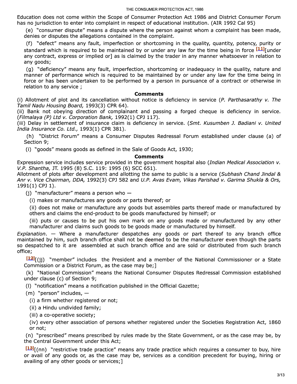 The Consumer Protection Act, 1986 - Page 4