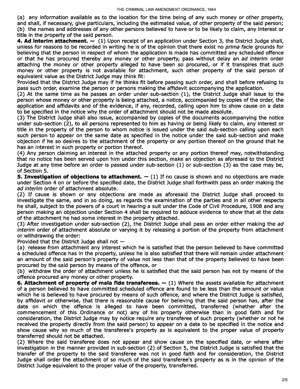 The Criminal Law Amendment Ordinance, 1944 - Page 3