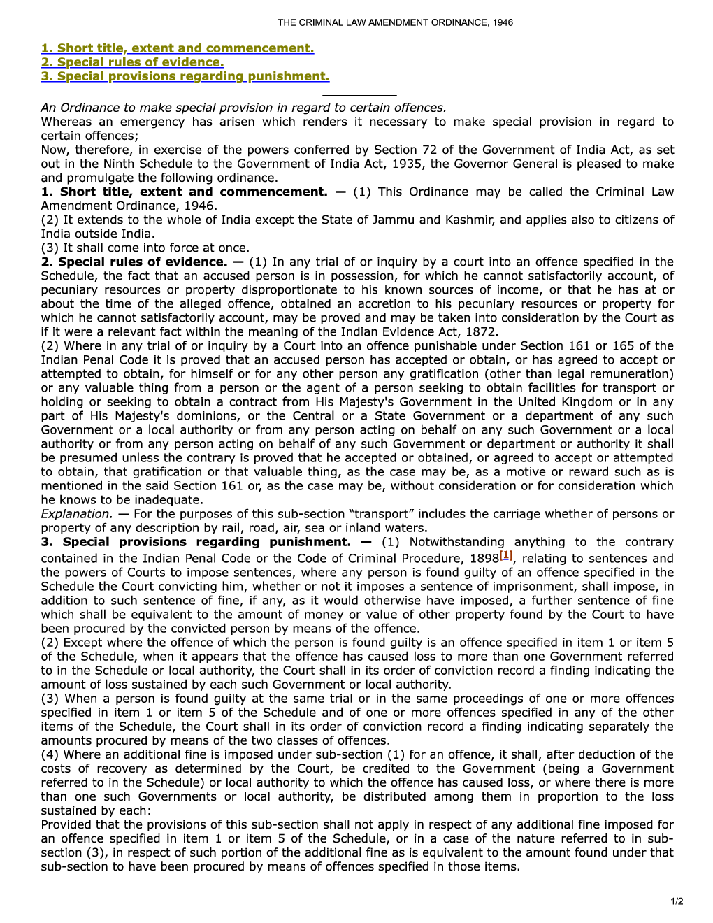 The Criminal Law Amendment Ordinance, 1946 - Page 2