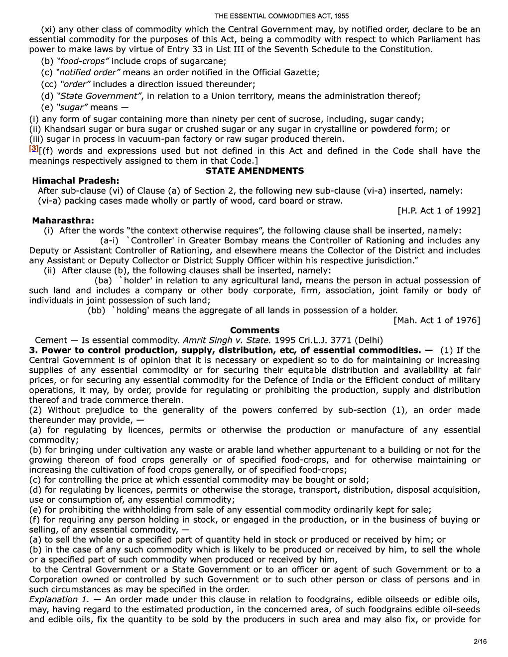 The Essential Commodities Act, 1955 - Page 3