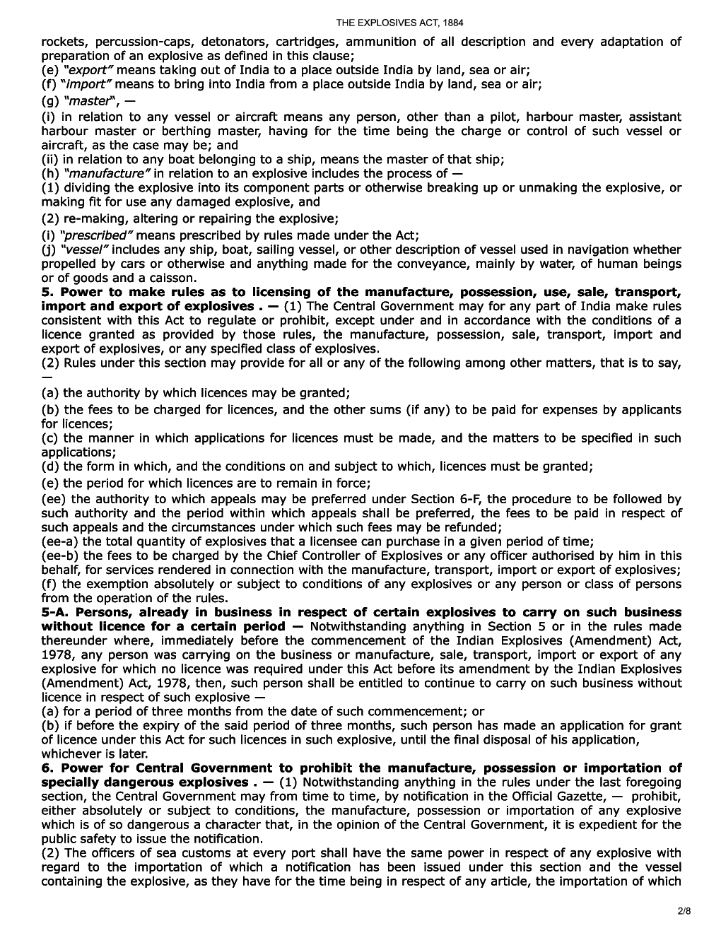 The Explosives Act, 1884 - Page 3