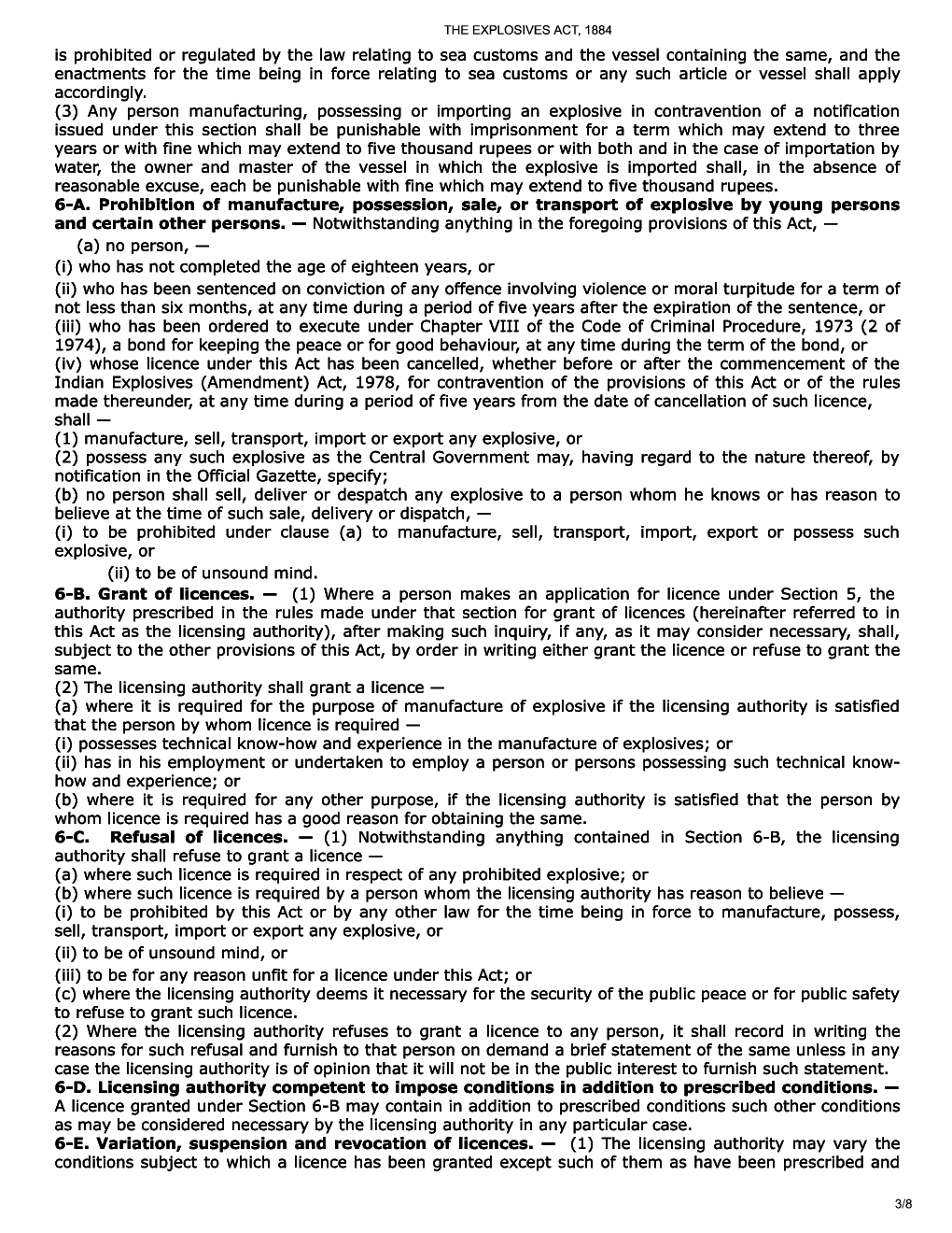 The Explosives Act, 1884 - Page 4