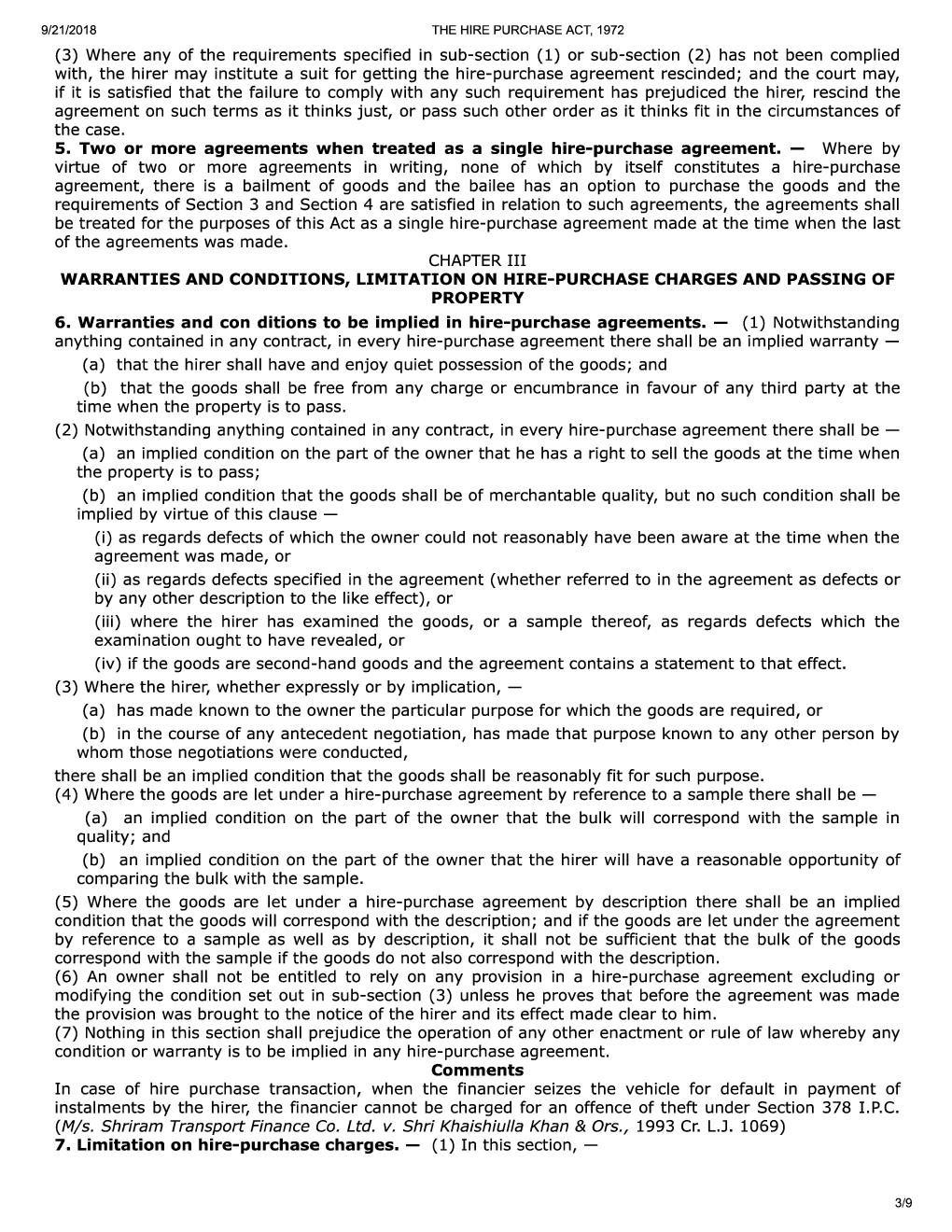 The Hire Purchase Act, 1972 - Page 4