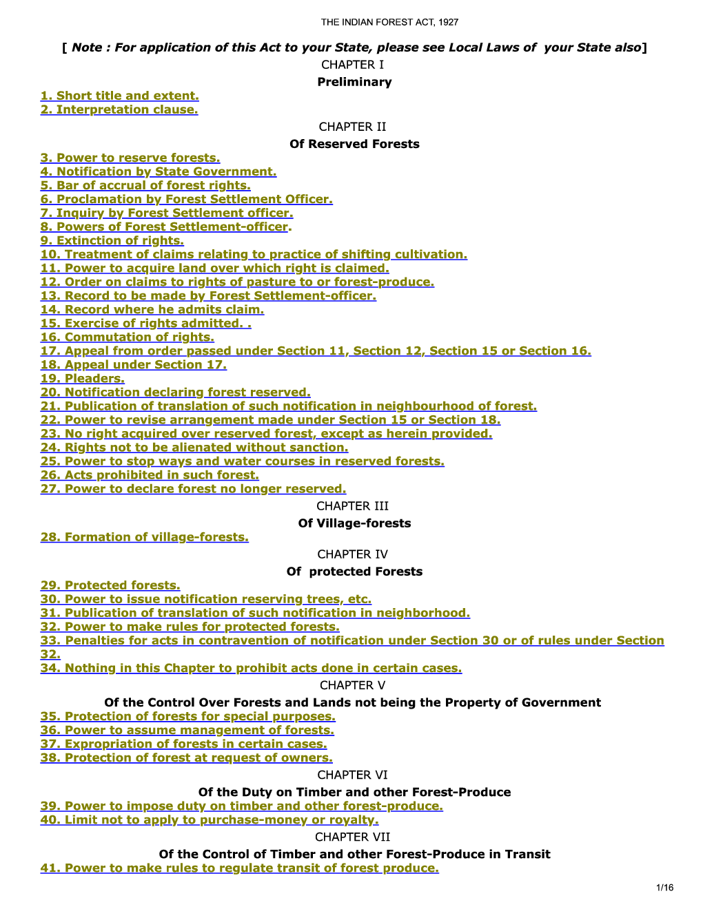 The Indian Forest Act, 1927 - Page 2