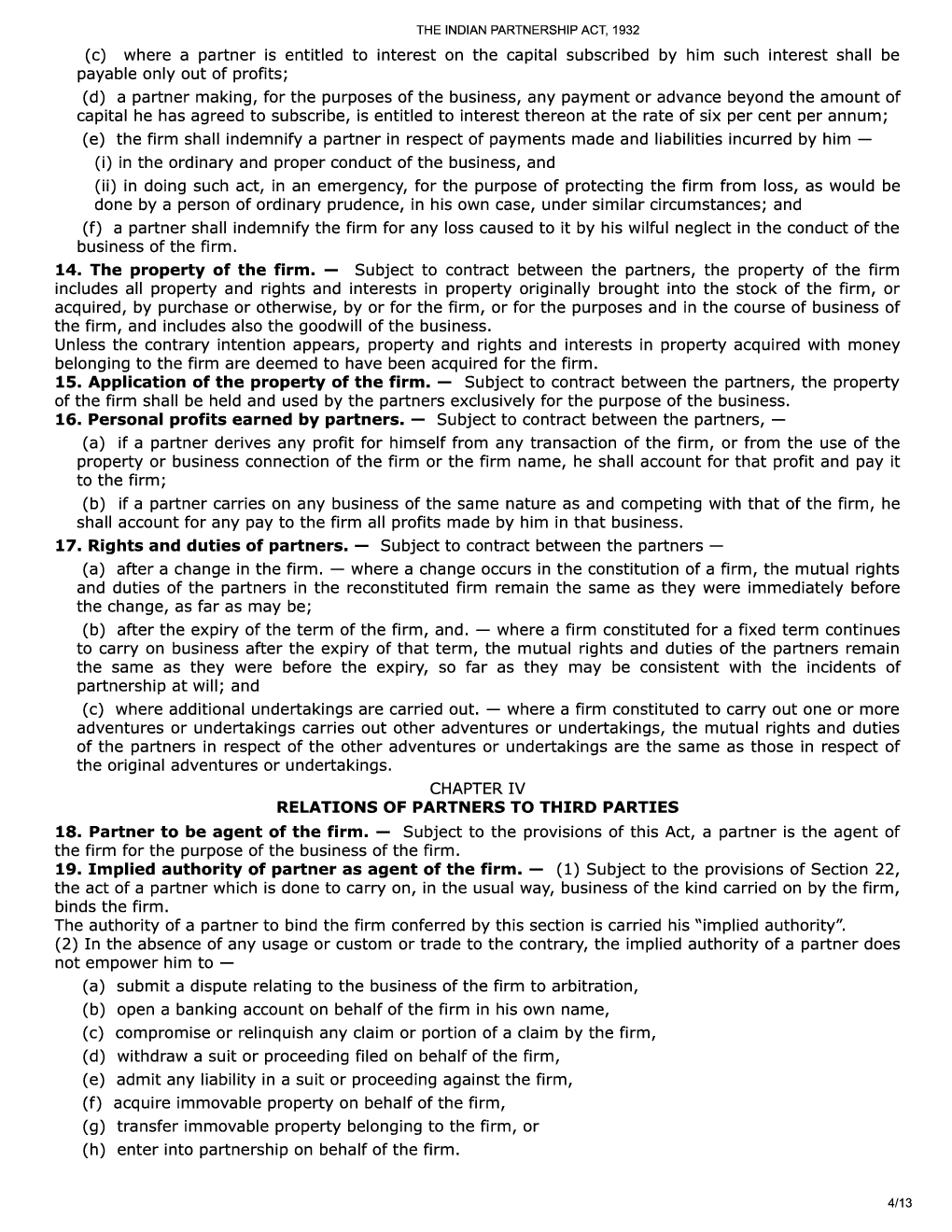 The Indian Partnership Act, 1932 - Page 5