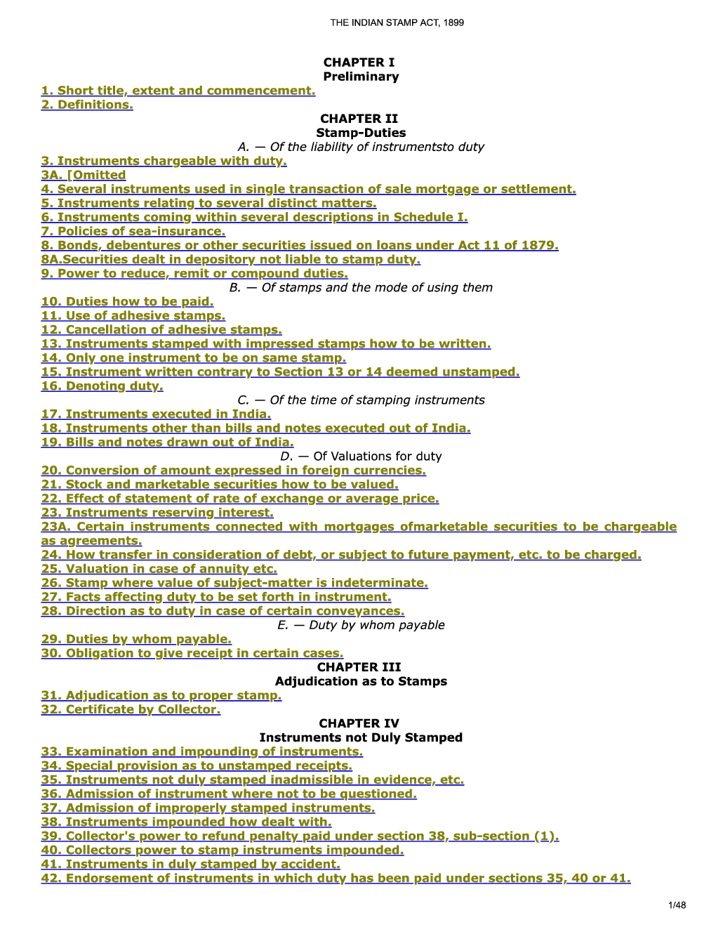 The Indian Stamp Act, 1899 - Page 2