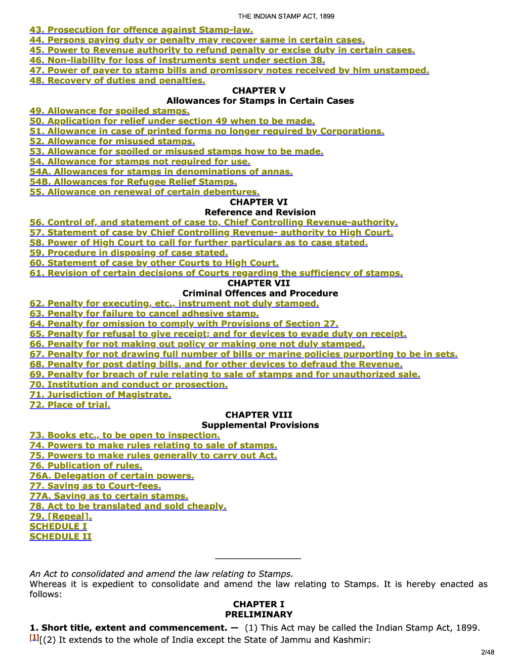 The Indian Stamp Act, 1899 - Page 3