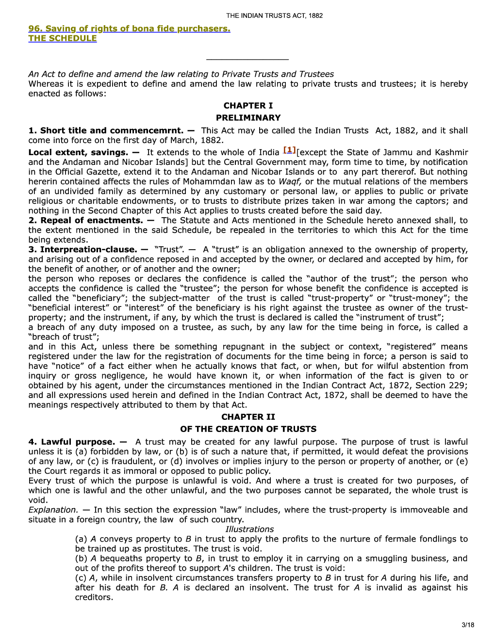 The Indian Trusts Act, 1882 - Page 4