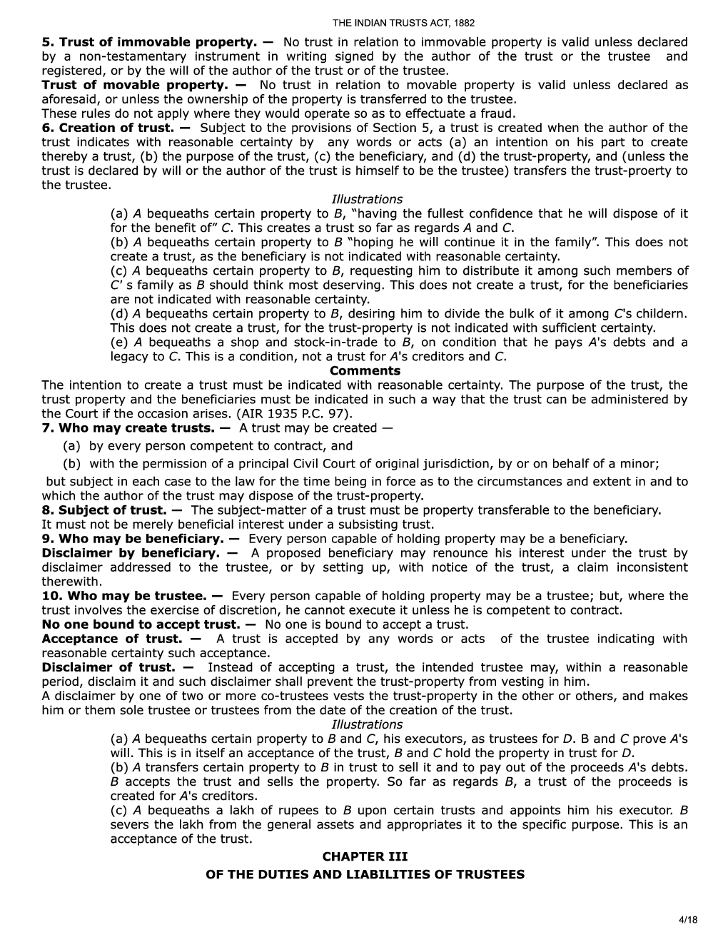 The Indian Trusts Act, 1882 - Page 5