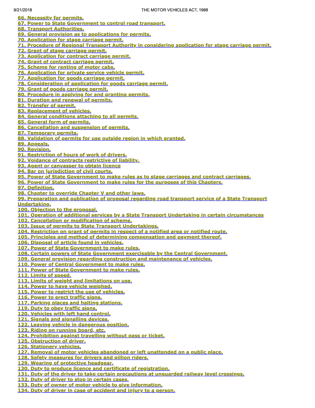 The Motor Vehicles Act, 1988 - Page 3