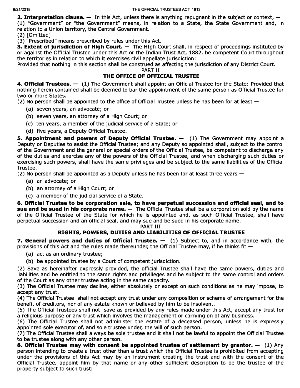 The Official Trustees Act, 1913 - Page 3