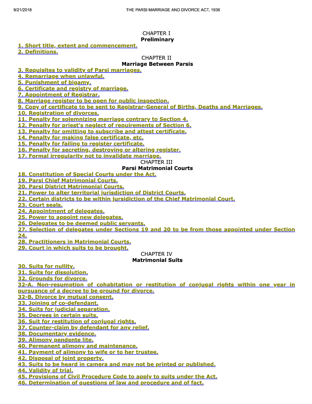 The Parsi Marriage And Divorce Act, 1936 - Page 2