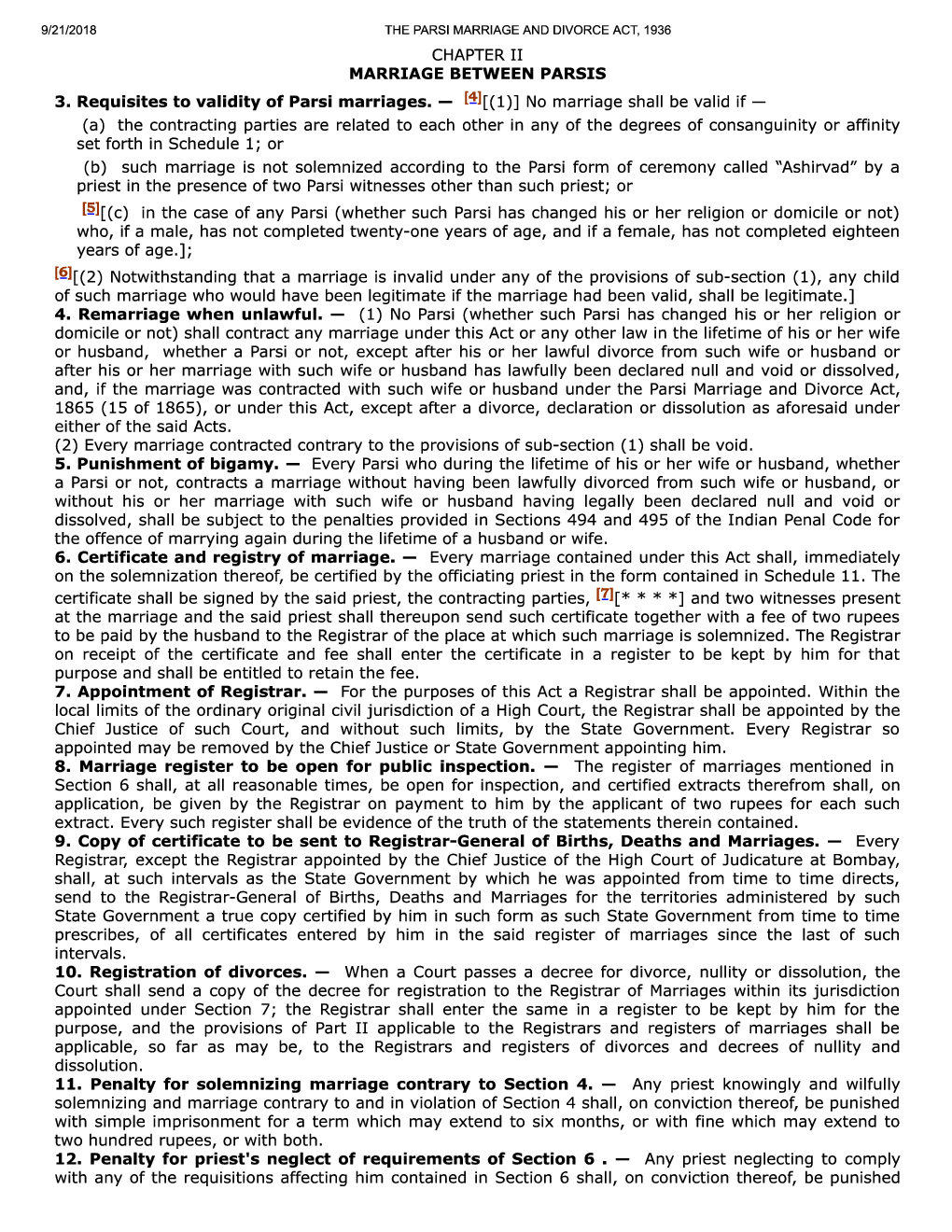 The Parsi Marriage And Divorce Act, 1936 - Page 4