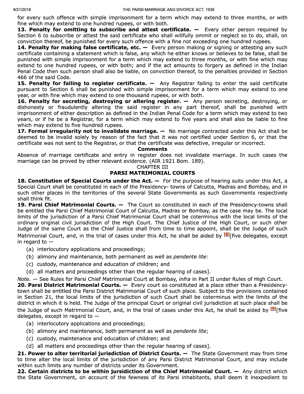 The Parsi Marriage And Divorce Act, 1936 - Page 5