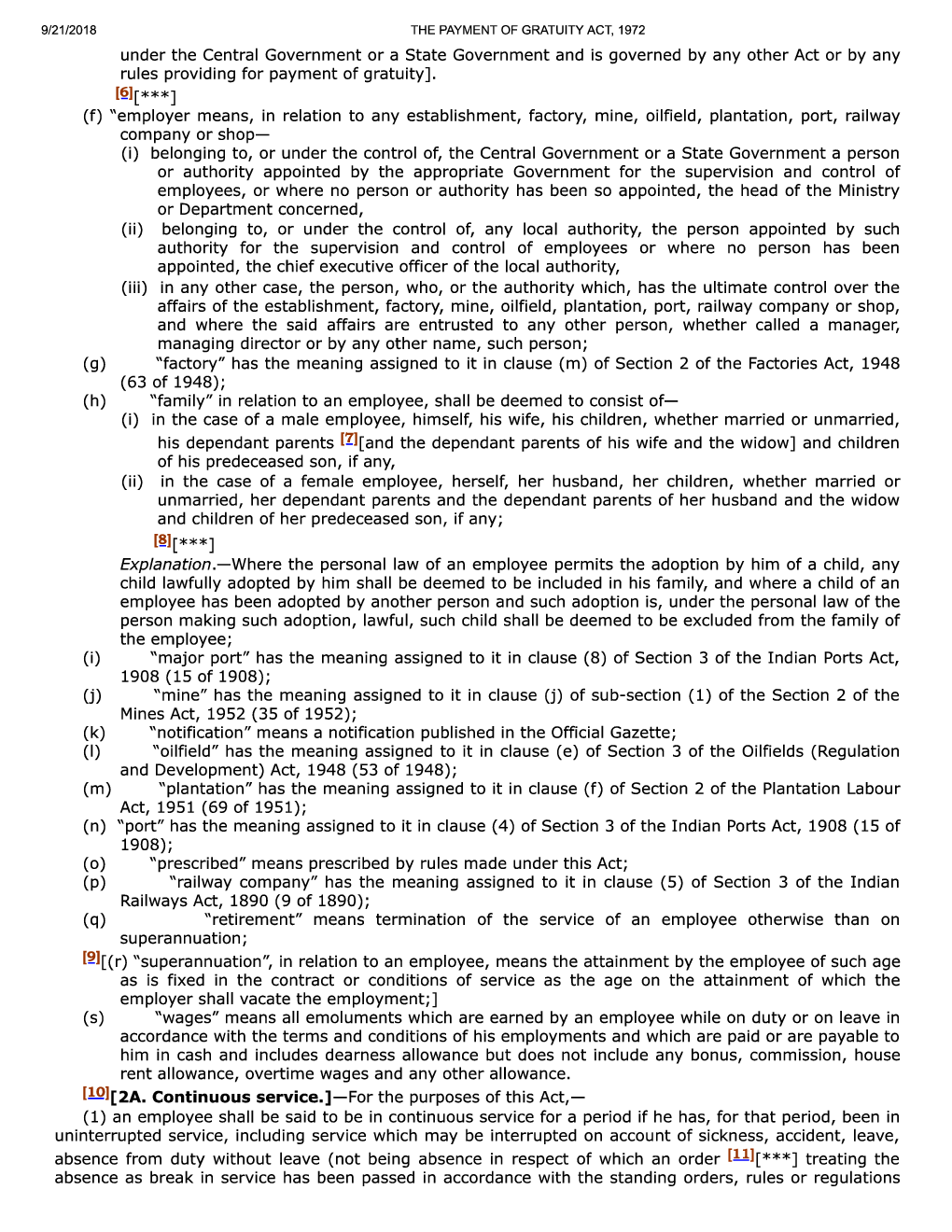 The Payment Of Gratuity Act, 1972 - Page 3