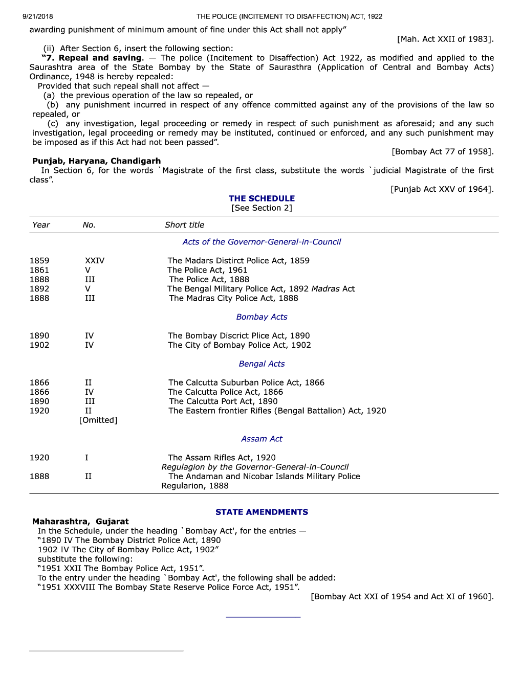 The Police (Incitement To Disaffection) Act, 1922 - Page 4