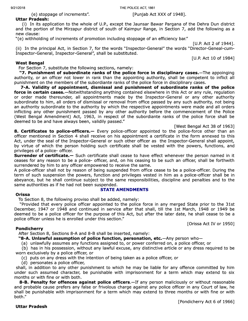 The Police Act, 1861 - Page 5