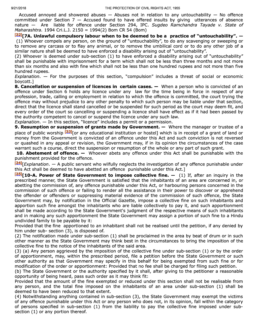 The Protection Of Civil Rights Act, 1955 - Page 5