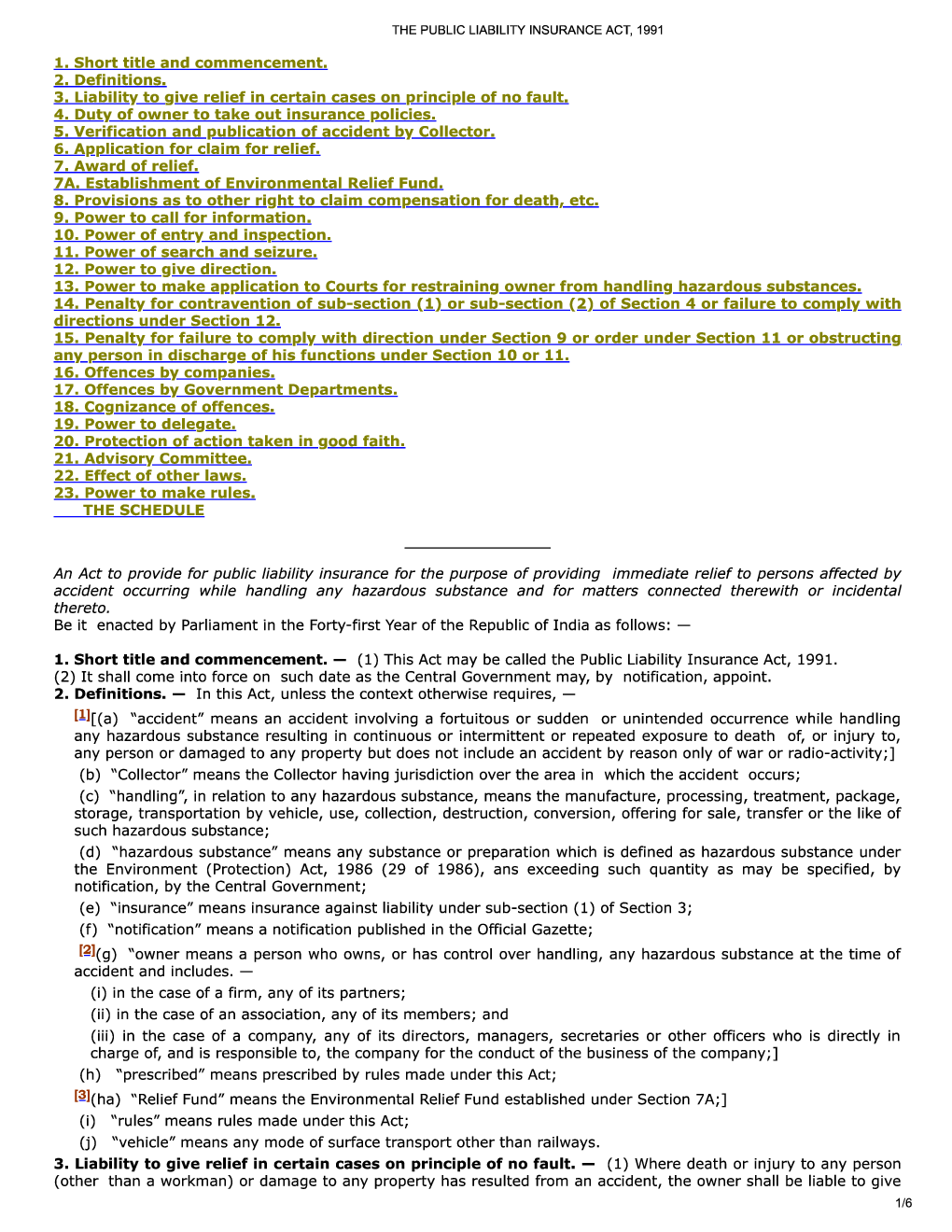 The Public Liability Insurance Act, 1991 - Page 2