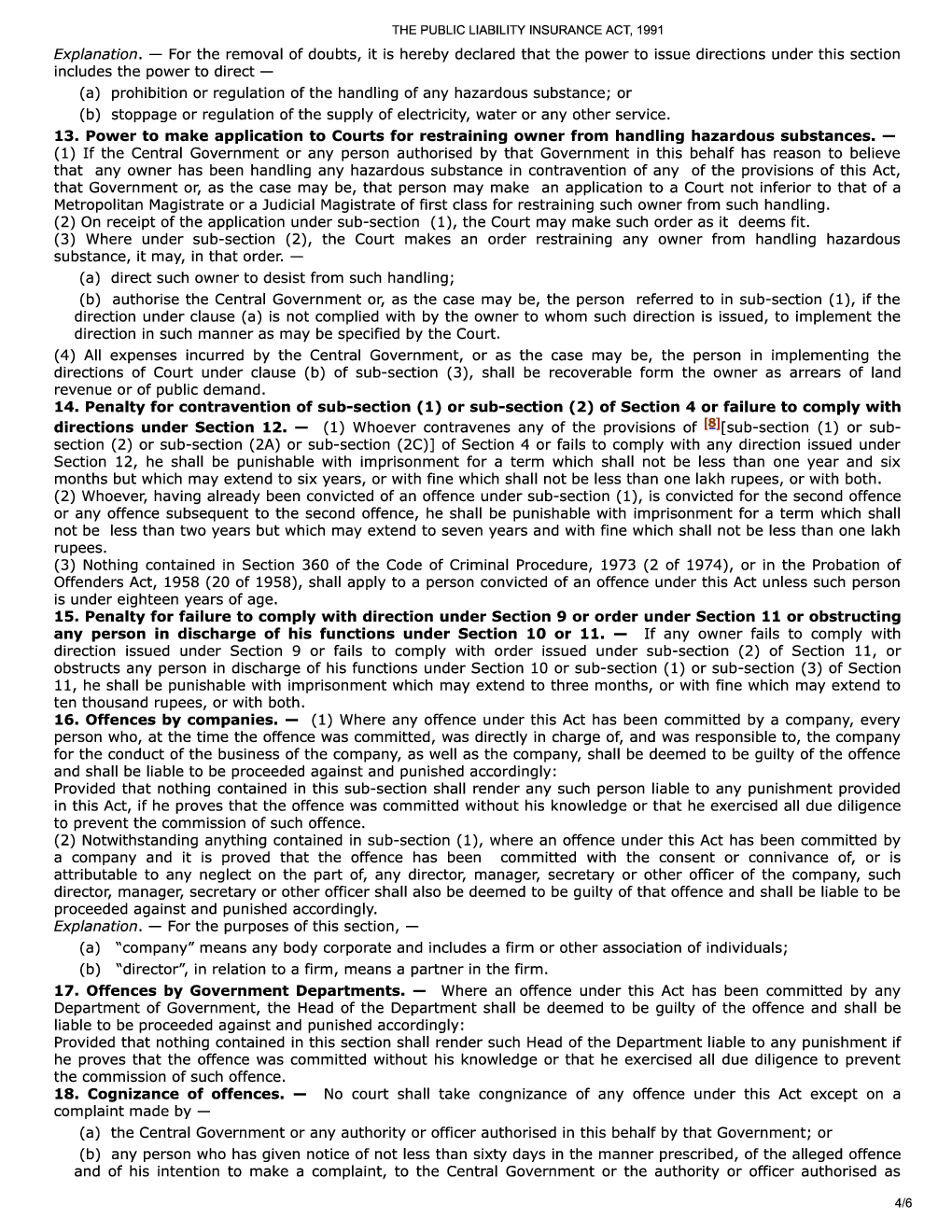 The Public Liability Insurance Act, 1991 - Page 5