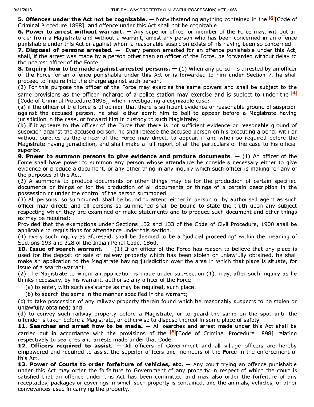 The Railway Property (Unlawful Possession) Act, 1966 - Page 3