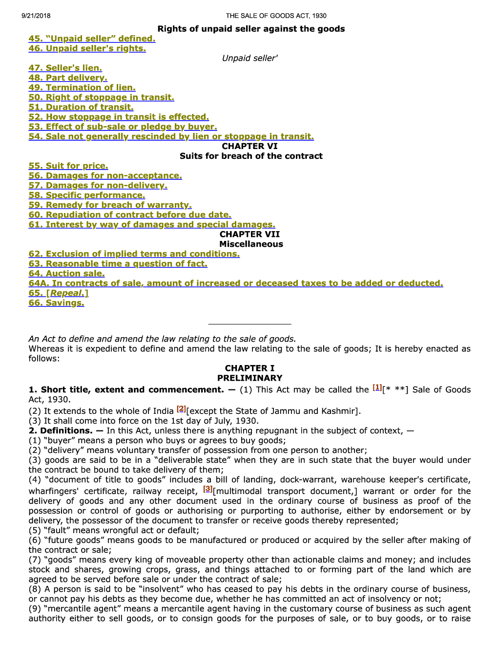 The Sale Of Goods Act, 1930 - Page 3
