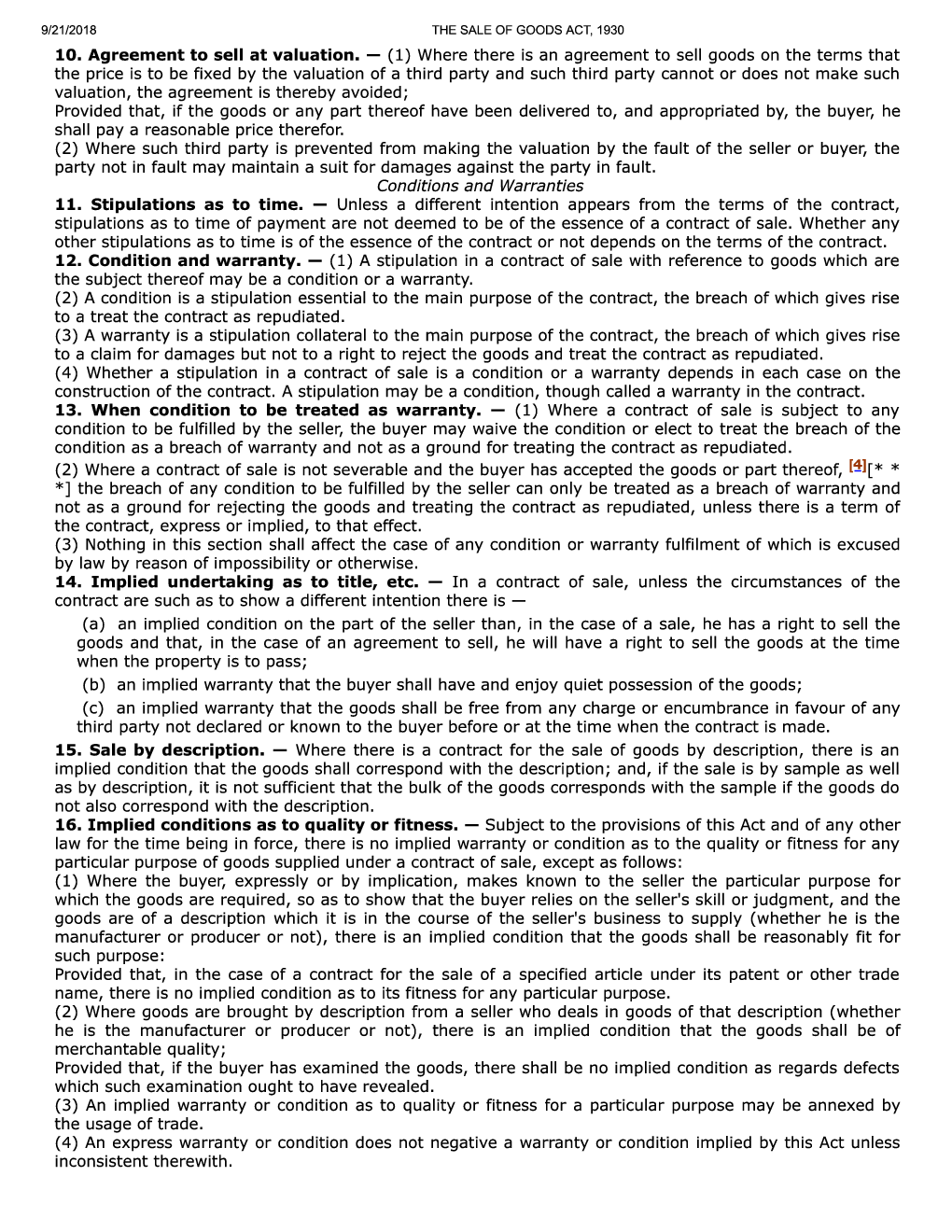 The Sale Of Goods Act, 1930 - Page 5