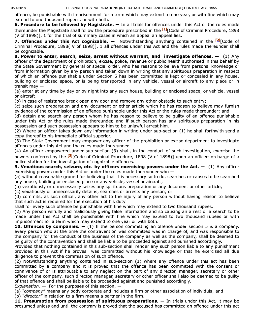 The Spirituous Preparations (Inter-State Trade And Commerce) Control Act, 1955 - Page 3