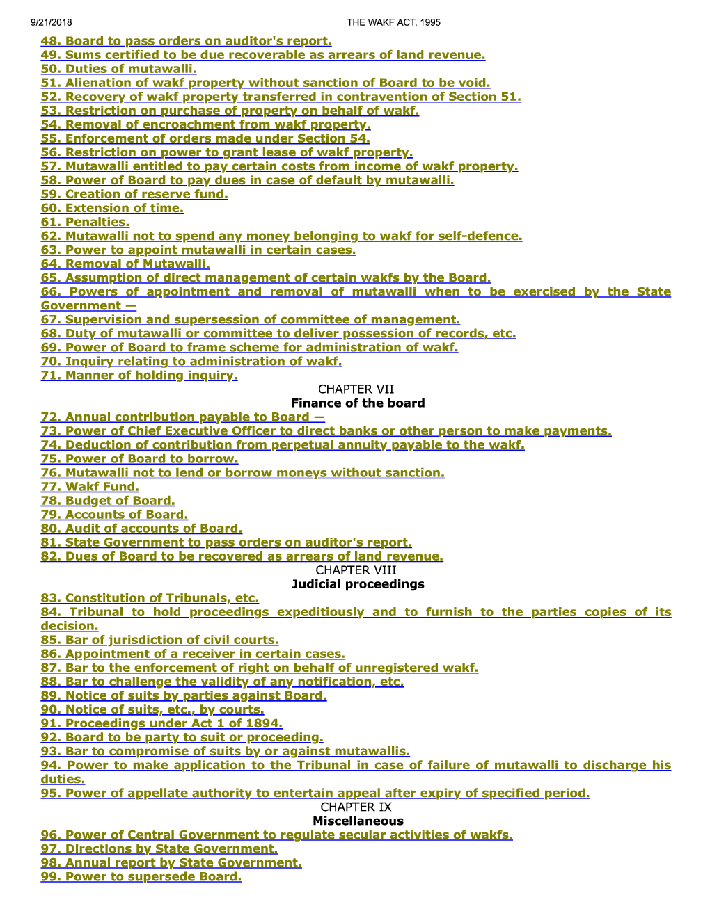The Wakf Act, 1995 - Page 3