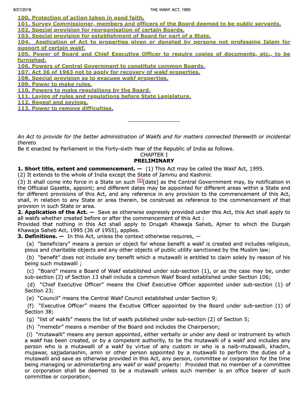 The Wakf Act, 1995 - Page 4