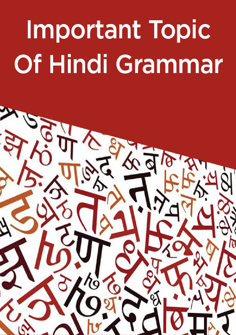 Important Topic Of Hindi Grammar - Page 1
