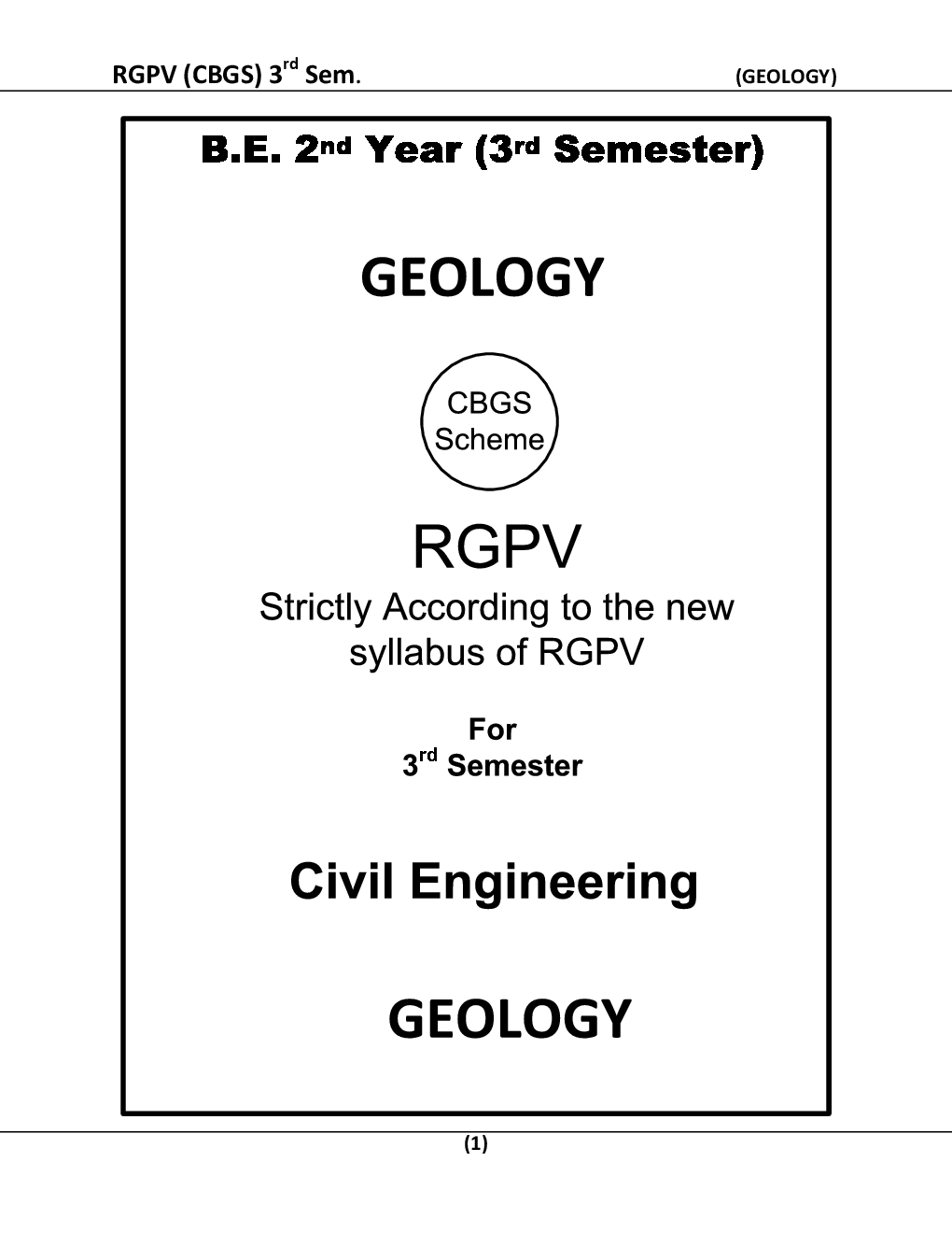 Geology For RGPV BE 3rd Sem Civil Engineering - Page 2