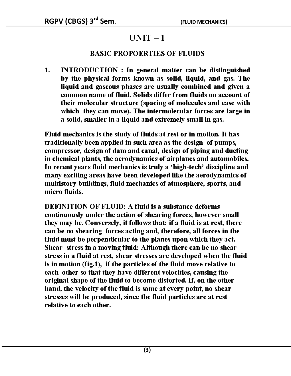 Fluid Mechanics For RGPV BE 3rd Sem Civil Engineering - Page 4