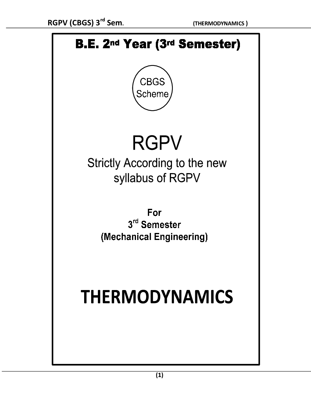 Thermodynamics For RGPV BE 3rd Sem Mechnical Engineering - Page 2