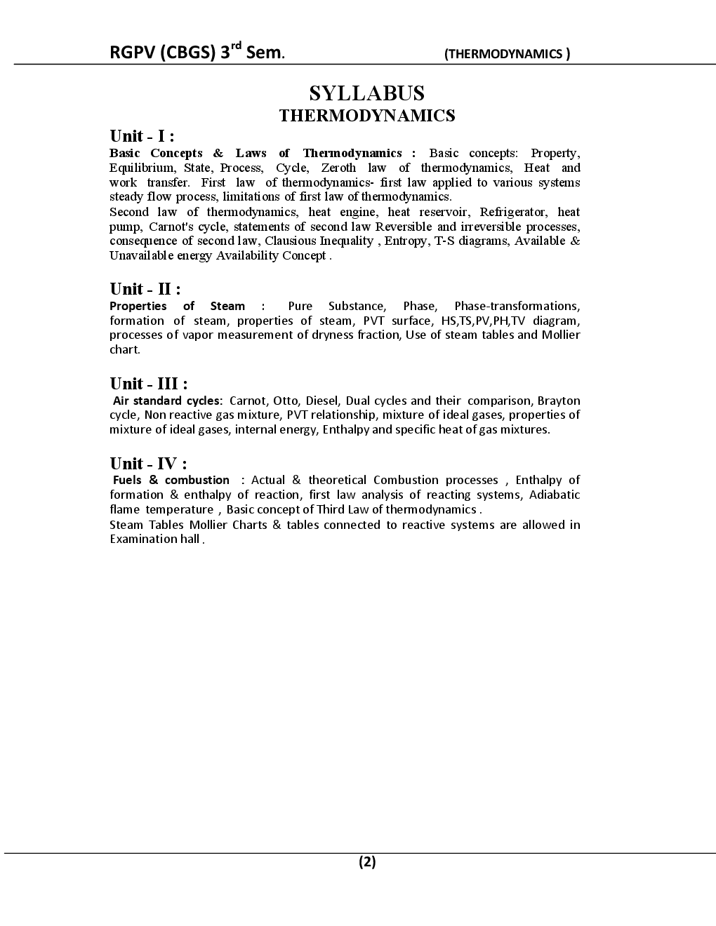 Thermodynamics For RGPV BE 3rd Sem Mechnical Engineering - Page 3