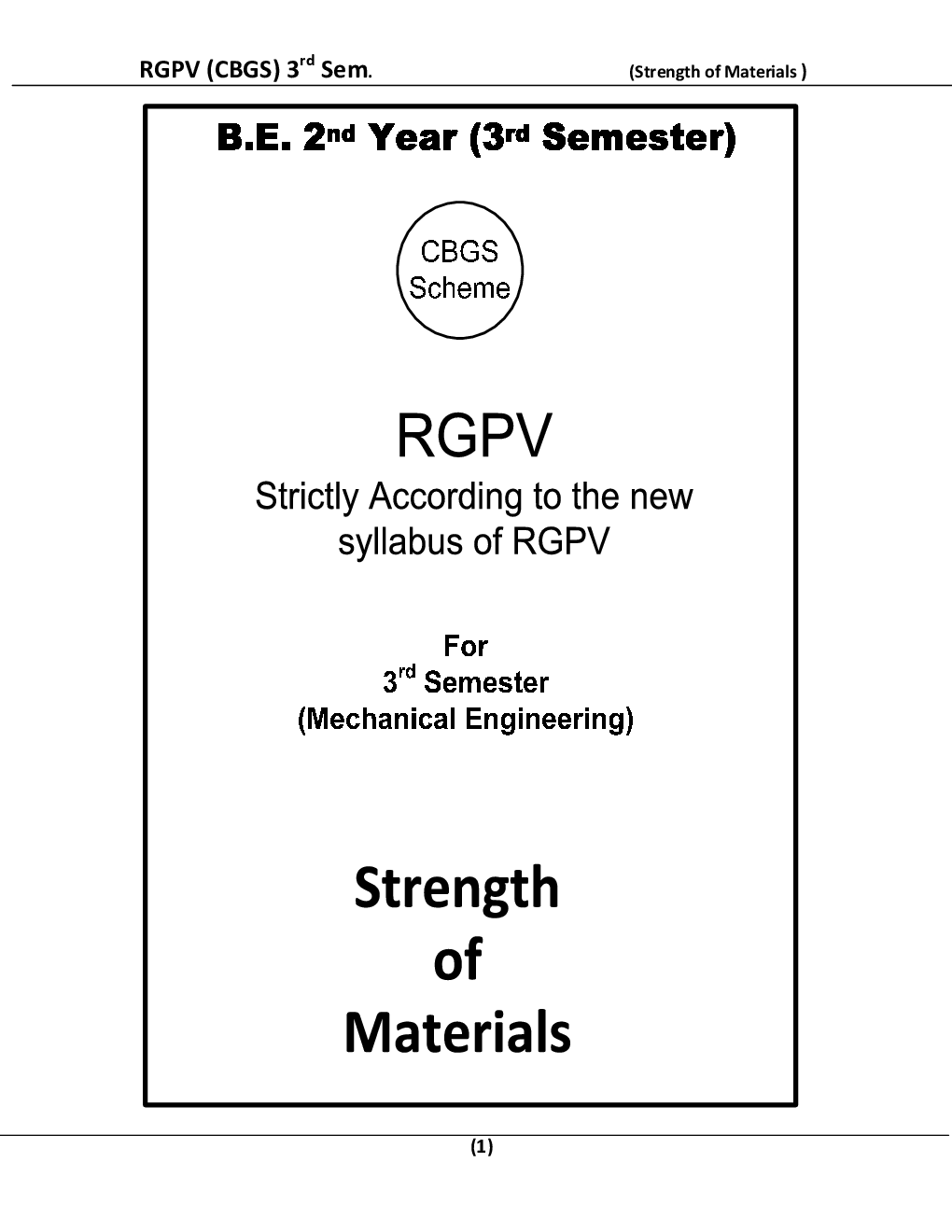 Strength Of Materials For RGPV BE 3rd Sem Mechnical Engineering - Page 2