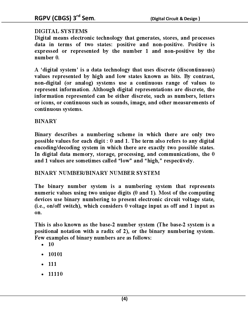 Digital Circuit & Design For BE 3rd Sem Computer Science Engineering - Page 5