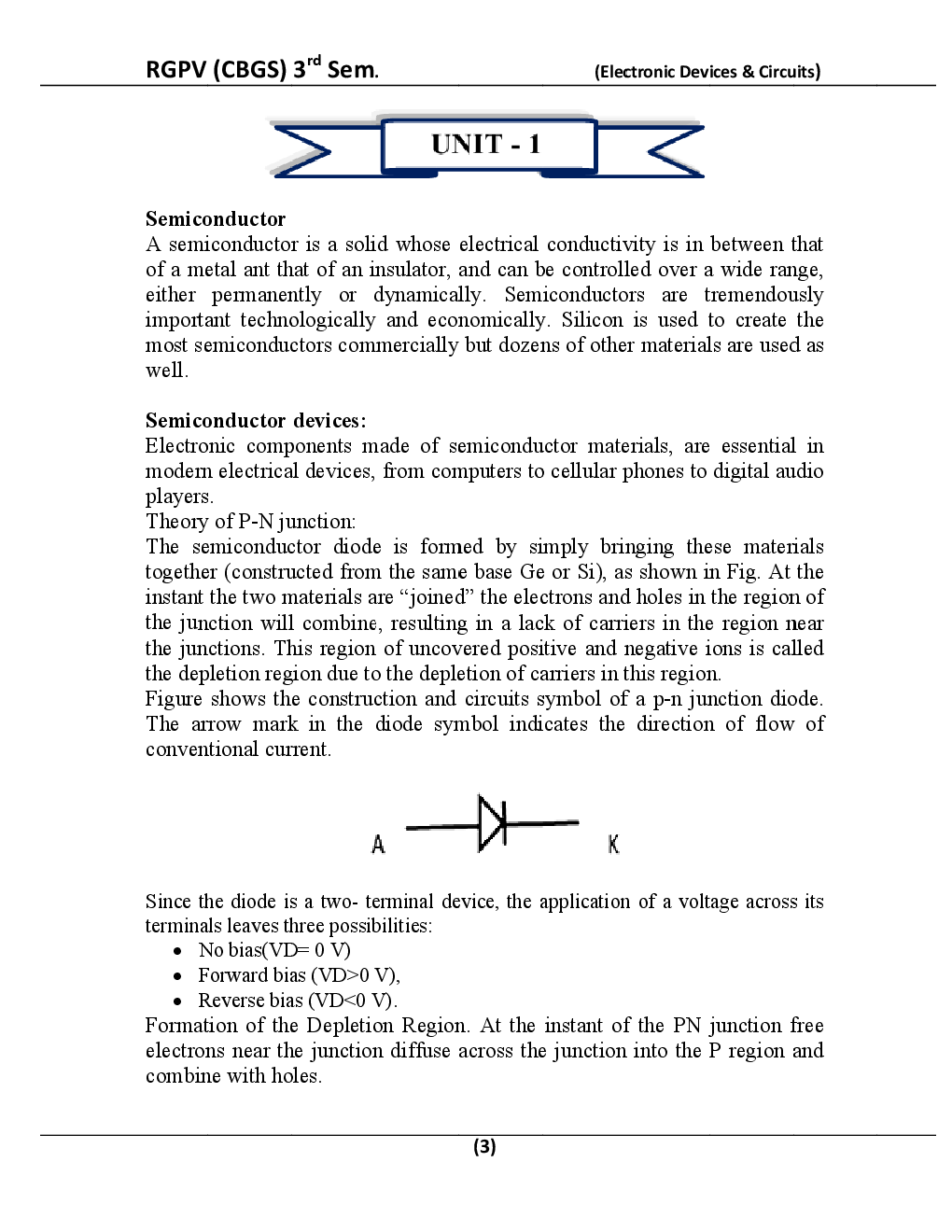 Electronic Devices & Circuits For BE 3rd Sem Computer Science Engineering - Page 4