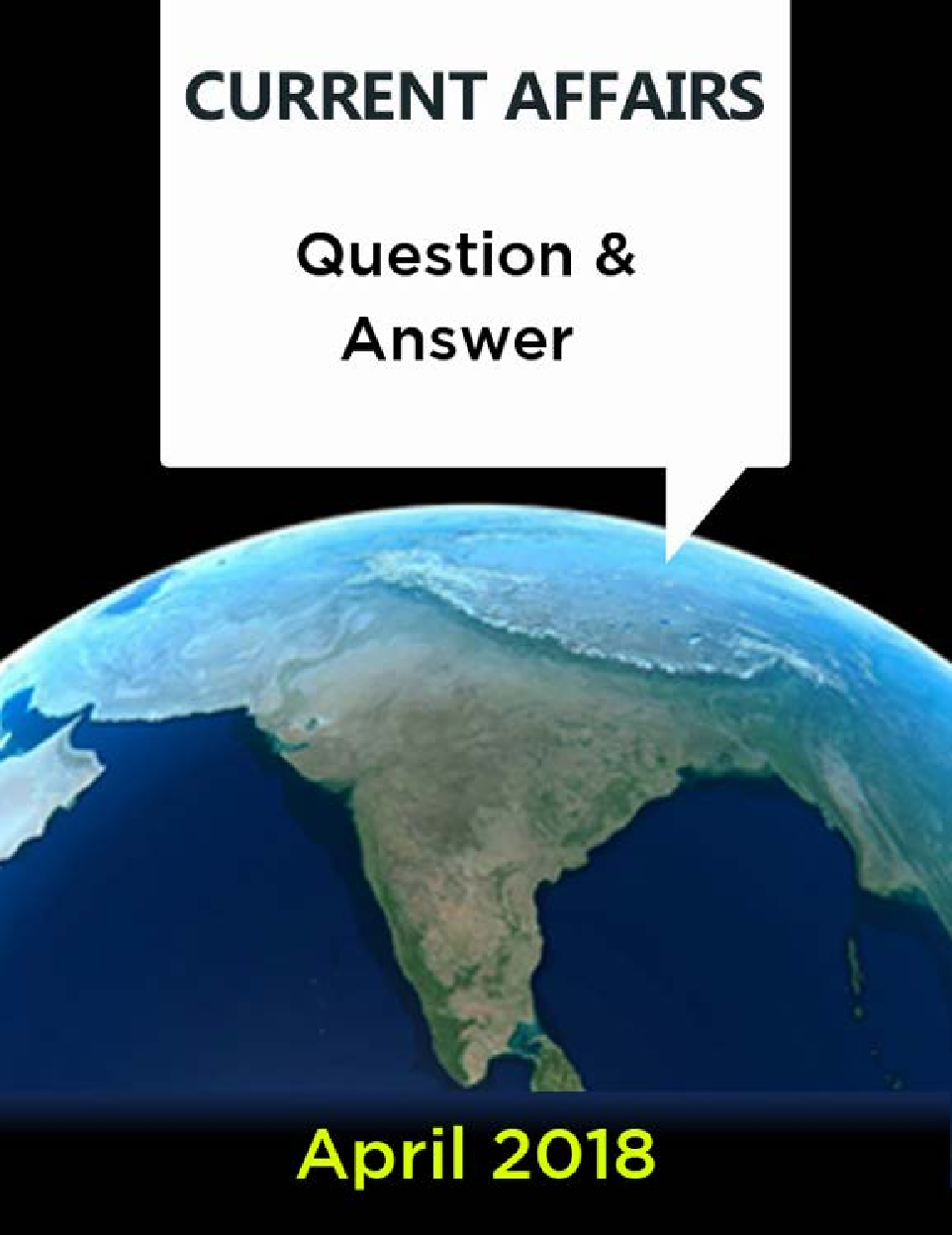 Download Current Affairs Question & Answer April 2018 PDF Online