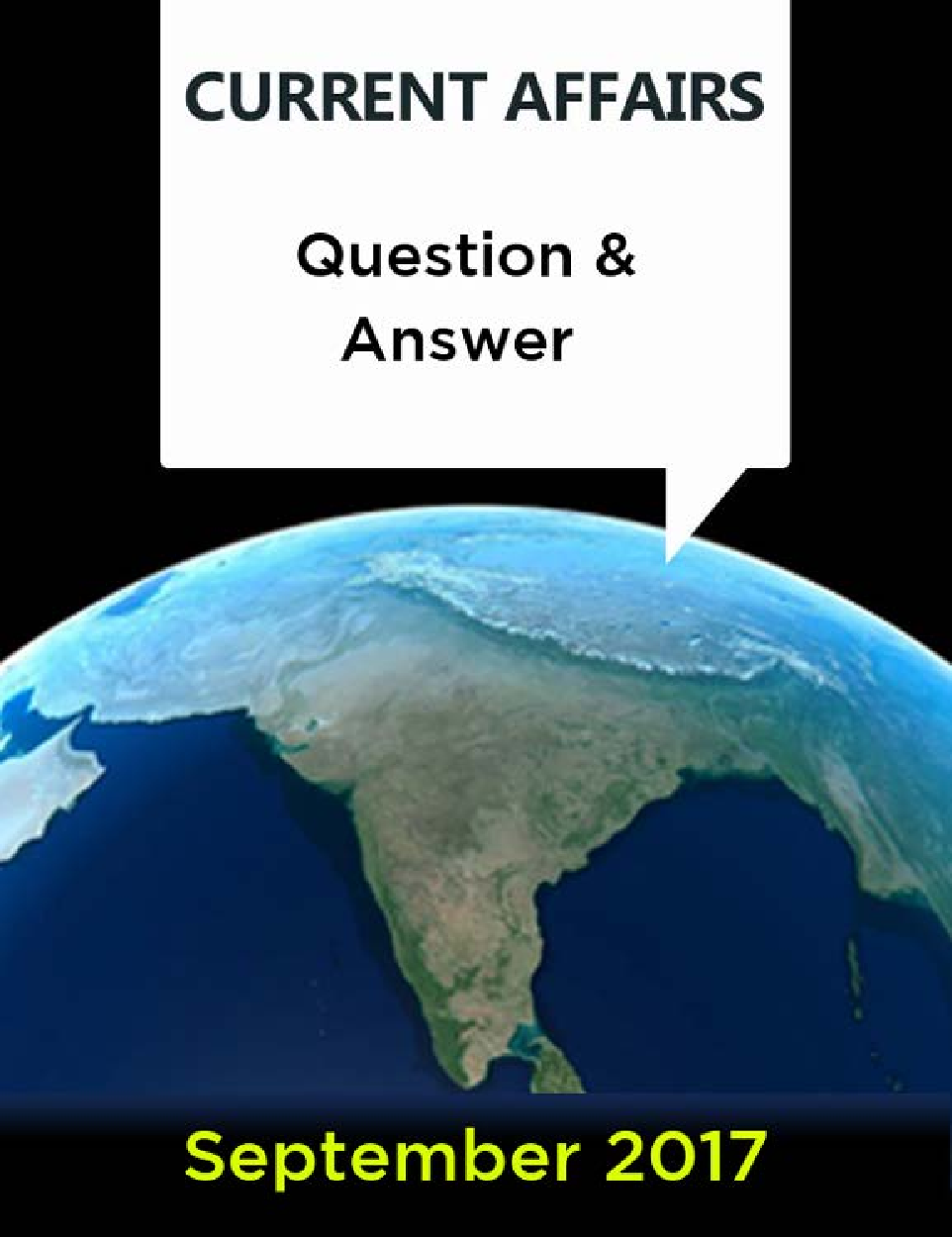 Download Current Affairs Question & Answer September 2017 PDF Online