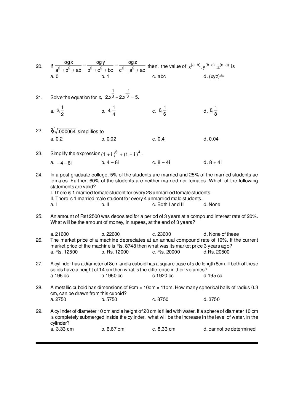 CAT Memory Based Question With Answer - Page 4