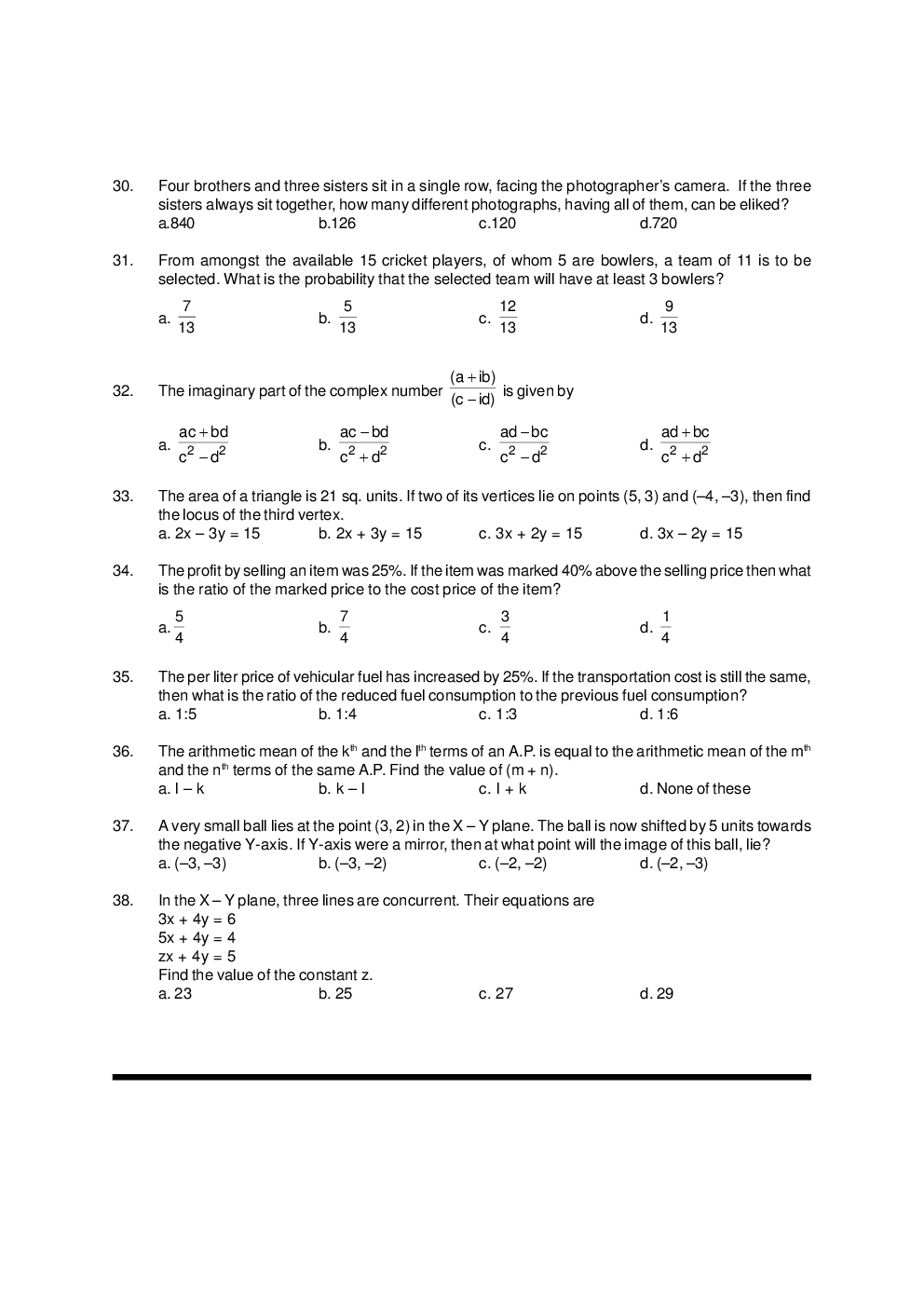 CAT Memory Based Question With Answer - Page 5