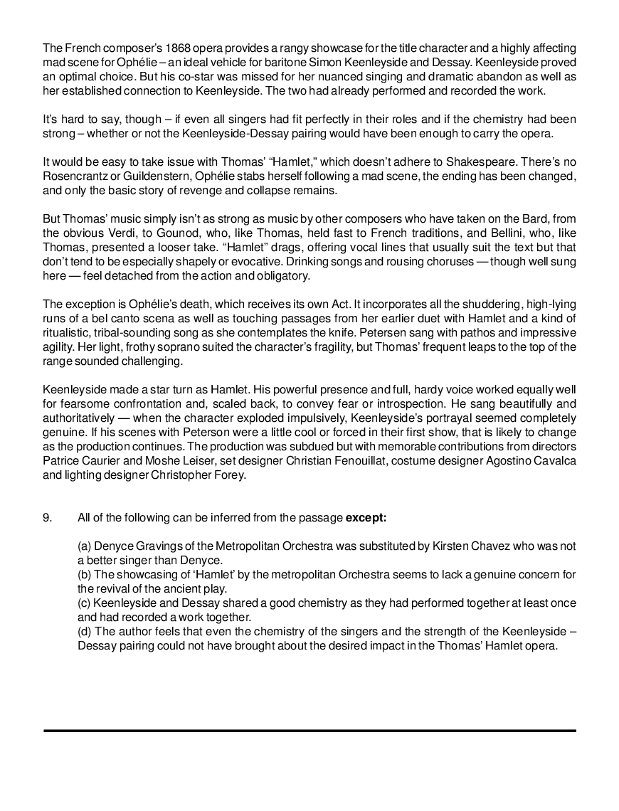 CAT Mock Test Paper - 7 Questions & Explanations - Page 5