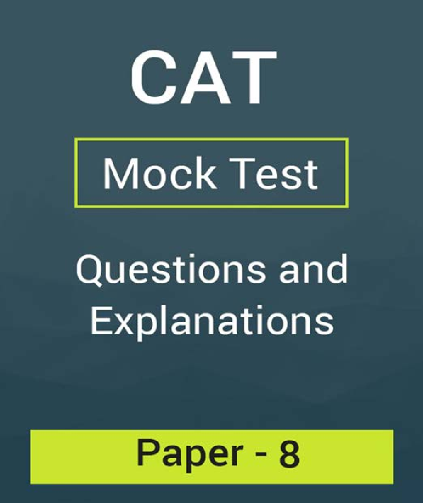 CAT Mock Test Paper - 8 Questions & Explanations - Page 1