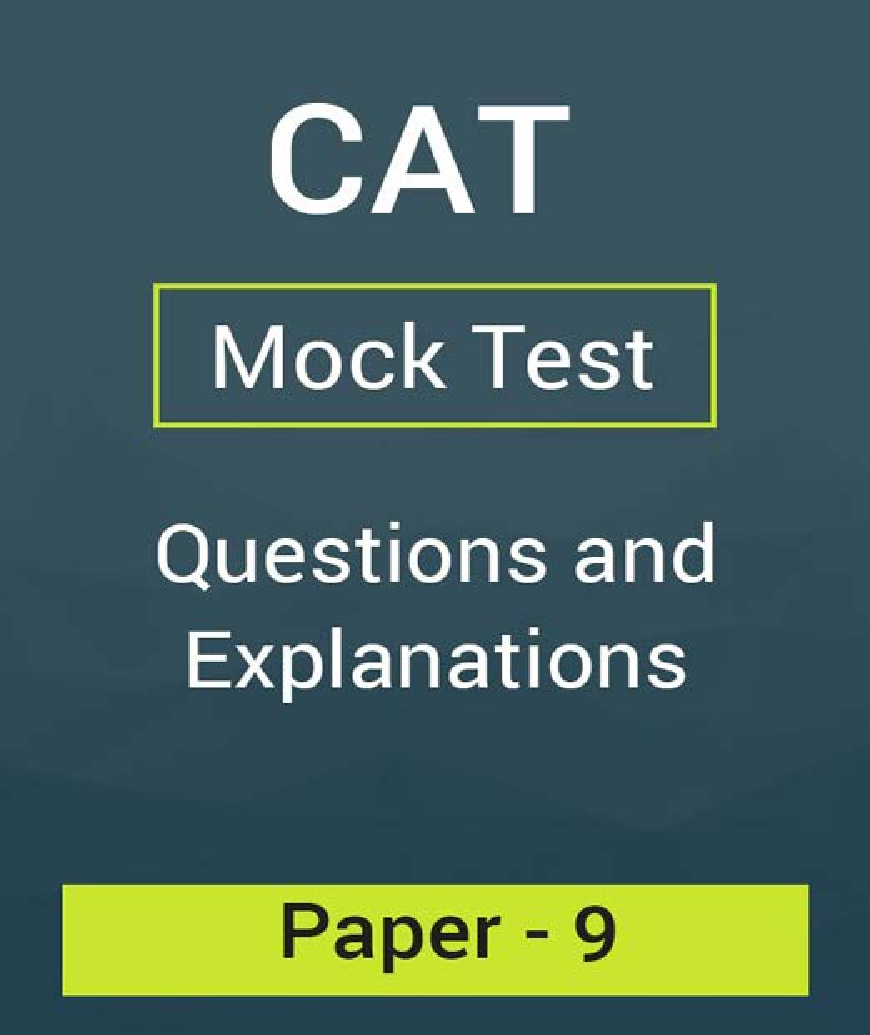 CAT Mock Test Paper - 9 Questions & Explanations - Page 1
